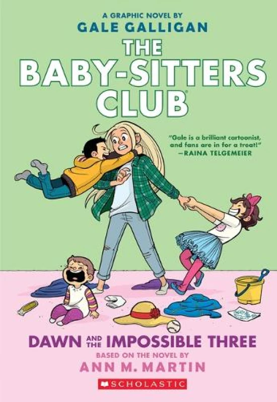 Image of Dawn and the Impossible Three: A Graphic Novel (The Baby-Sitters Club #5)