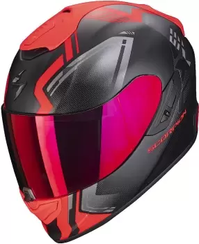 Image of Scorpion EXO 1400 Air Corsa Helmet, black-red, Size 2XL, black-red, Size 2XL