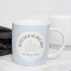 image of Petit Cheri The Best Dad In The Whole World Mug - Blue