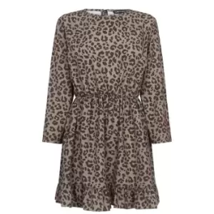 Image of I Saw It First Smock Mini Dress - Green