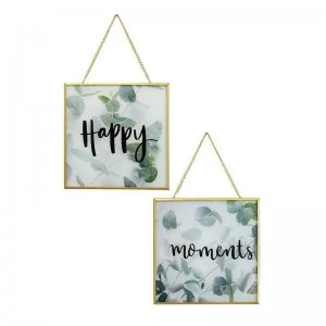 image of Happy Moments Set of 2 Framed Prints