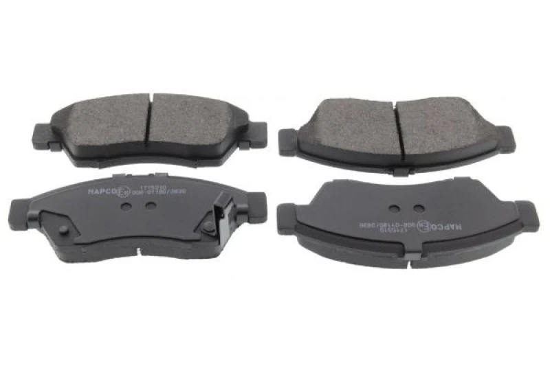 Image of MAPCO 6762 Brake pad set Front Axle, with acoustic wear warning Brake Pad Set,disc brake (402)