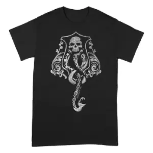 Image of Harry Potter T-Shirt Dark Mark Crest Size L