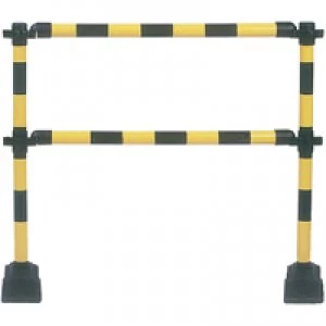 Image of Slingsby Express Barrier 2 Rails Yellow Black 349739
