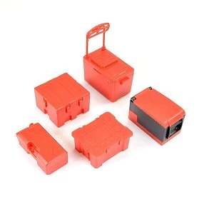 Image of Fastrax Scale 5Pc Tool & Cooler Case Set - Red