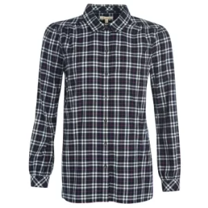 Image of Barbour Womens Birling Shirt Navy 12