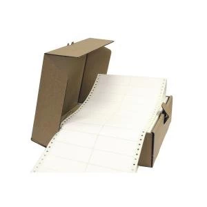 Image of Q-Connect Computer Label 102x36mm 2 Across The Web 16 Per Fanfold