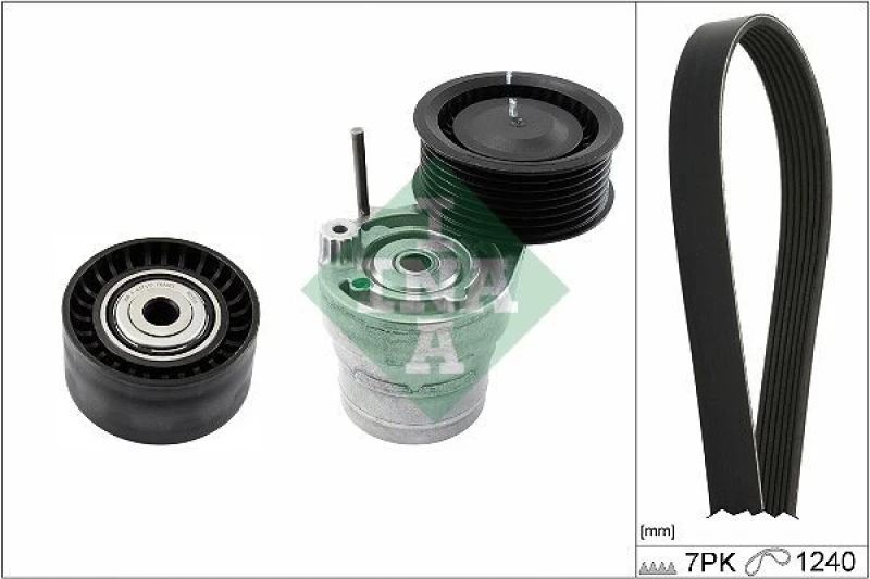 Image of V-Ribbed Belt Set INA 529 0282 10