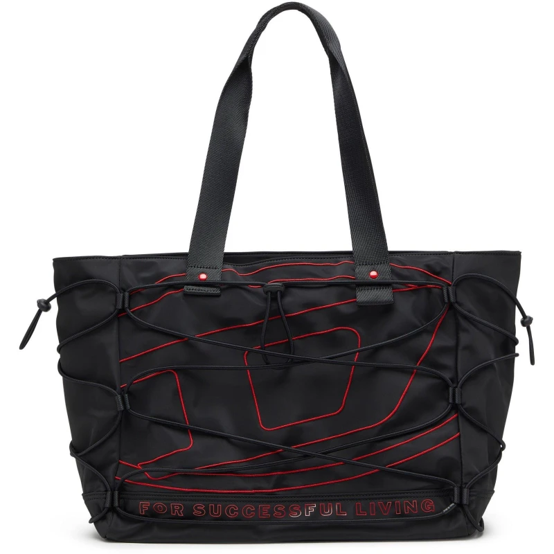 Image of Diesel Womens Scrunch Shoulder Bag Black female One Size