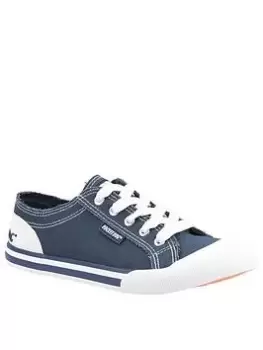 image of Rocket Dog Jazzin Plimsoll - Navy, Size 3, Women