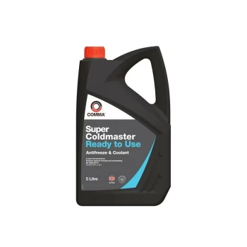 image of COMMA Super Coldmaster Antifreeze & Coolant - Ready To Use - 5 Litre - SCC5L