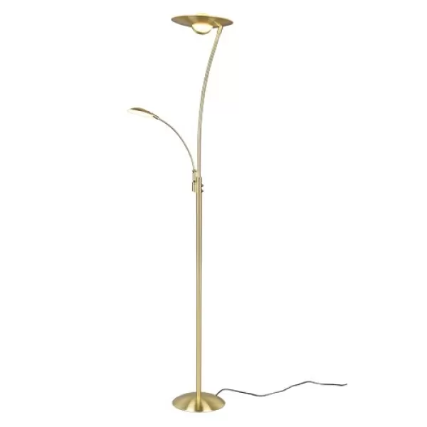 Image of Granby Modern Mother & Child Lamp Brass Matt 2700-3200-4000K