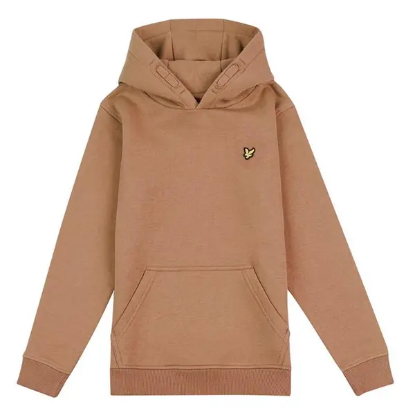 Image of Lyle and Scott OTH Fleece Hoody - Brown 5 - 6 Years