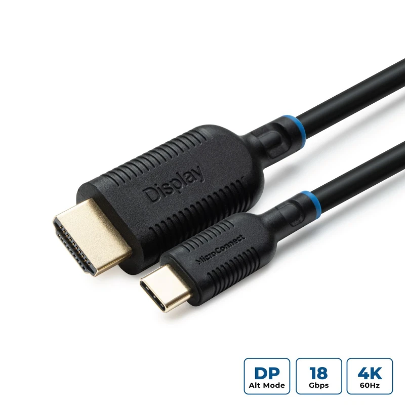 Image of Microconnect MC-USBCHDMI1 video cable adapter 1m HDMI Type A (Standar