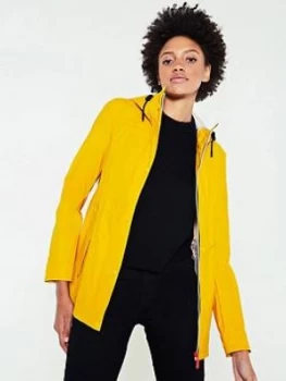 Image of Hunter Original Lightweight Rubberised Jacket - Yellow