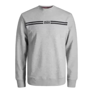 Steve Logo Print Sweatshirt in Cotton Mix with Crew Neck