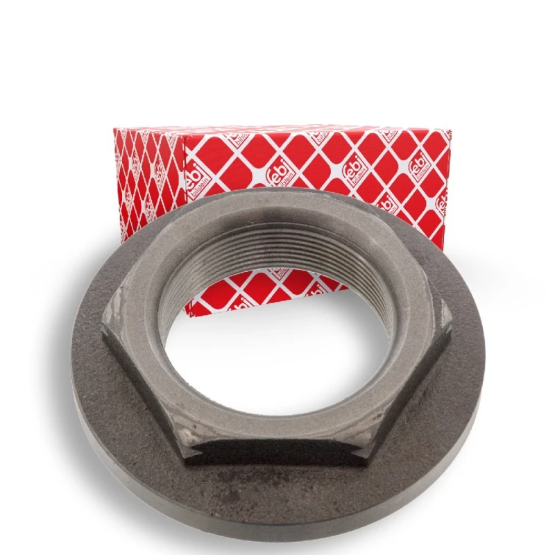 Image of FEBI BILSTEIN 04709 Nut, stub axle Left Nut,stub axle (2065)