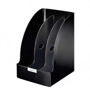 Leitz Plus Jumbo Book And Magazine Rack Black - Outer carton of 3