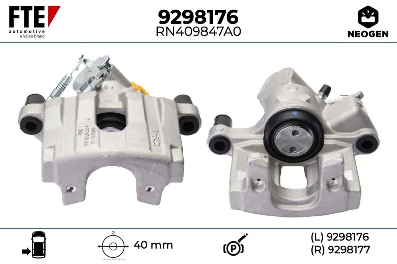 Image of Brake caliper FTE 9298176