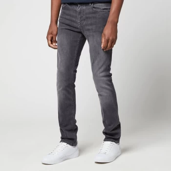 Image of Hugo Boss Delaware Denim Jeans Silver Size 34 Men