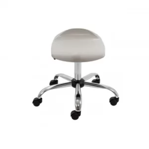 image of TC Office Titan Swivel Senior Stool with Castors 465-555mm, Grey