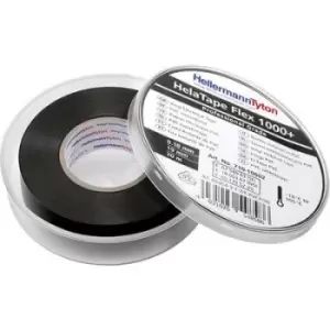 Image of HellermannTyton HelaTape Flex 1000+ 710-10600 Electrical tape set HelaTape Flex 1000+ Black (L x W) 6m x 19mm 10 pc(s)