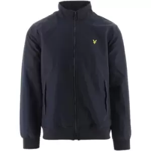 Image of Lyle and Scott Dark Navy Mesh Backed Funnel Neck Jacket