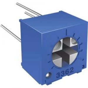 Image of Bourns 3362P 1 102LF Trimming Potentiometer THT 3362P 0.5W Horizontal Adjustable length 1 k 0.5 W 10