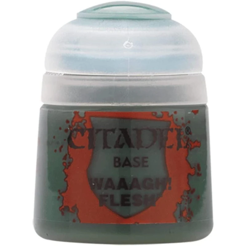 Image of Citadel Games Workshop Colour Base: Waaagh! Flesh (12ml) Paint Multi