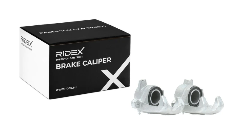 Image of RIDEX 78B1772 Brake caliper Rear Axle, without holder Cast Iron Brake Caliper (78)