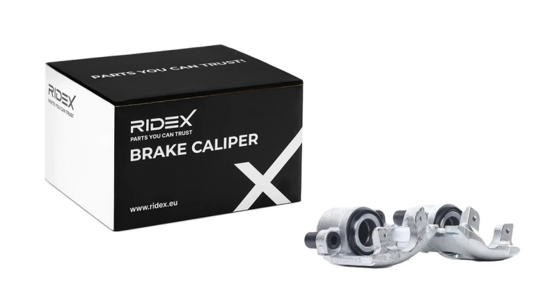 Image of RIDEX 78B1807 Brake caliper Front Axle, without holder Cast Iron Brake Caliper (78)