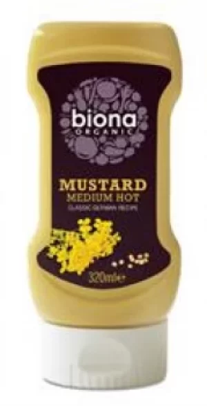 Image of Biona Organic Squeezy Mustard 320ml
