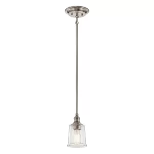 image of Waverly 1 Light Mini Pendant, Classic Pewter, E27