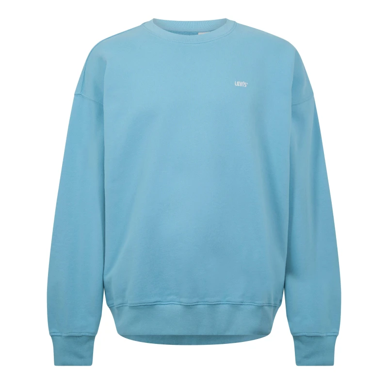 Image of Levis Levis Gold Tab Crew - Blue Blue XL