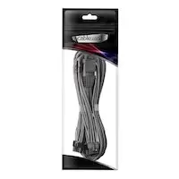 Image of CableMod C-Series Pro ModMesh Sleeved 12VHPWR PCI-e Cable for Corsair (Carbon, 16-pin to Triple 8-pin, 600mm)