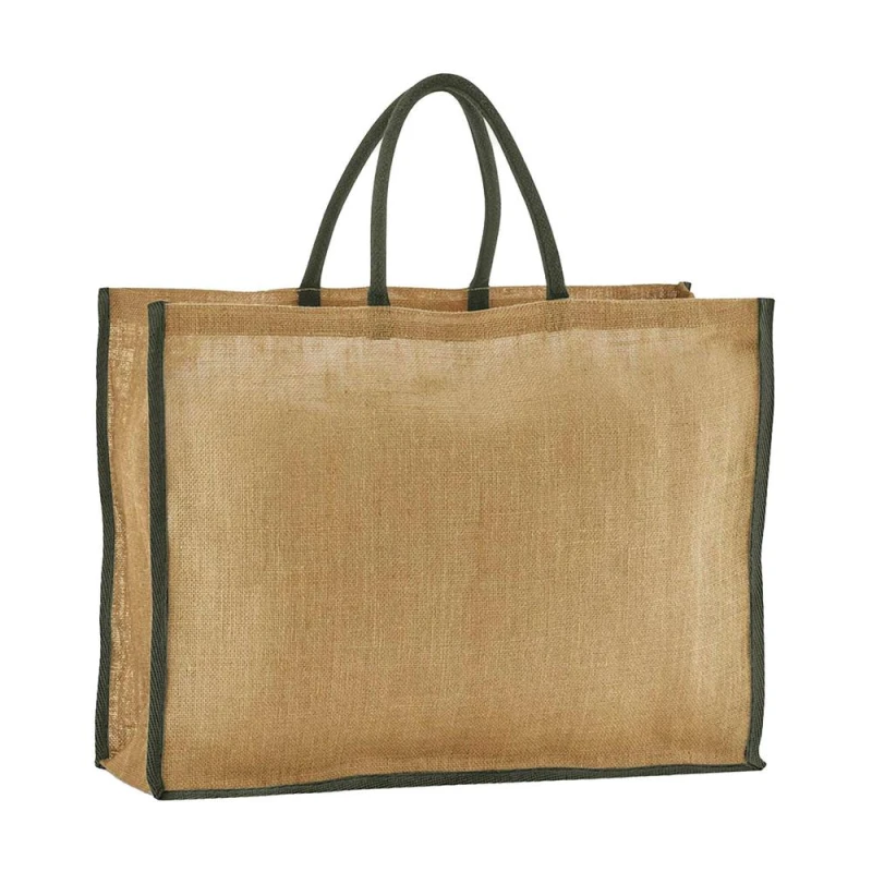 Image of Westford Mill Market mens Shopper bag in Green