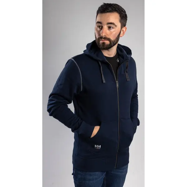 image of Helly Hansen 'Oxford' Zip Hoodie Navy