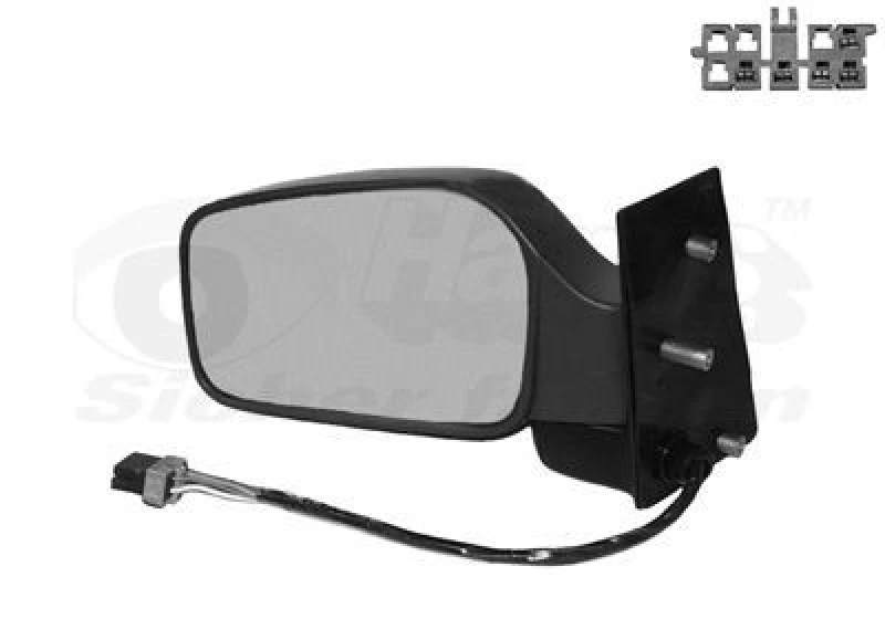 Image of VAN WEZEL Wing mirror VAN WEZEL 1759817