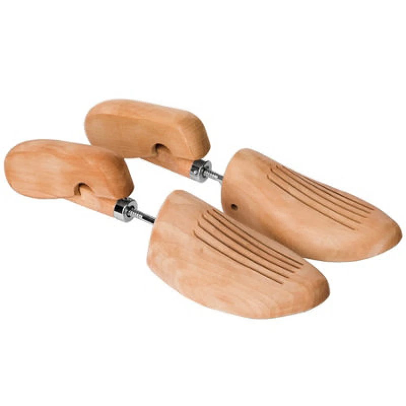 Image of Tectake Shoe Stretcher Pair - Made Of Lotus Wood, For Womens And Mens Shoes 39-41 - Brown