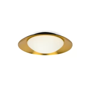 Image of Side LED Indoor Medium Flush Wall Light Black, Copper