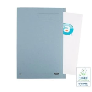 Image of Elba A4 Square Cut Folder Lightweight 180gsm Blue Pack of 100