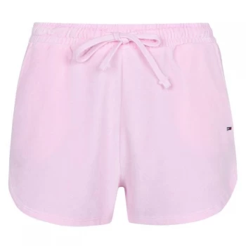 image of Tommy Jeans Pastel Velour Shorts - TOJ ROMANTC PNK