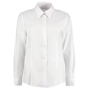 Image of KK361 L/S White Ladies Oxford Shirt Size 10