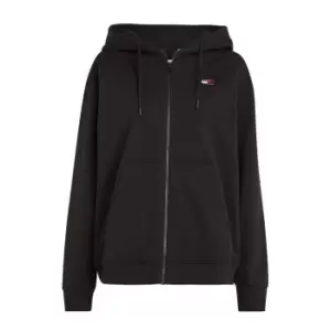 Image of Tommy Jeans Tjw Rlx XS Badge Zip Trhu - Black