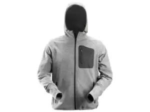 image of Snickers 80411804008 FlexiWork Fleece Hoodie Grey XXL