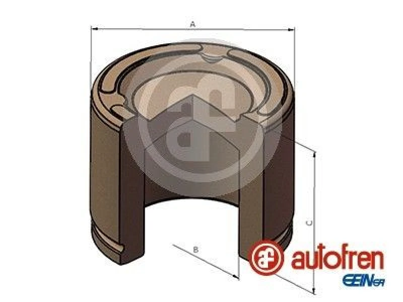 Image of AUTOFREN SEINSA Brake caliper piston AUTOFREN SEINSA D025496