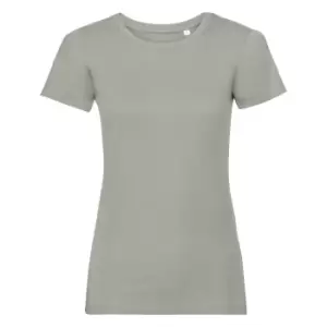 Image of Russell Womens/Ladies Organic Short-Sleeved T-Shirt (L) (Stone)