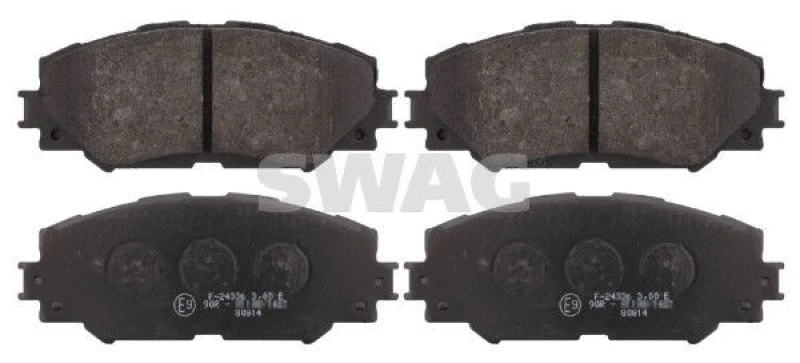 Image of Brake pad set SWAG 81 91 6650