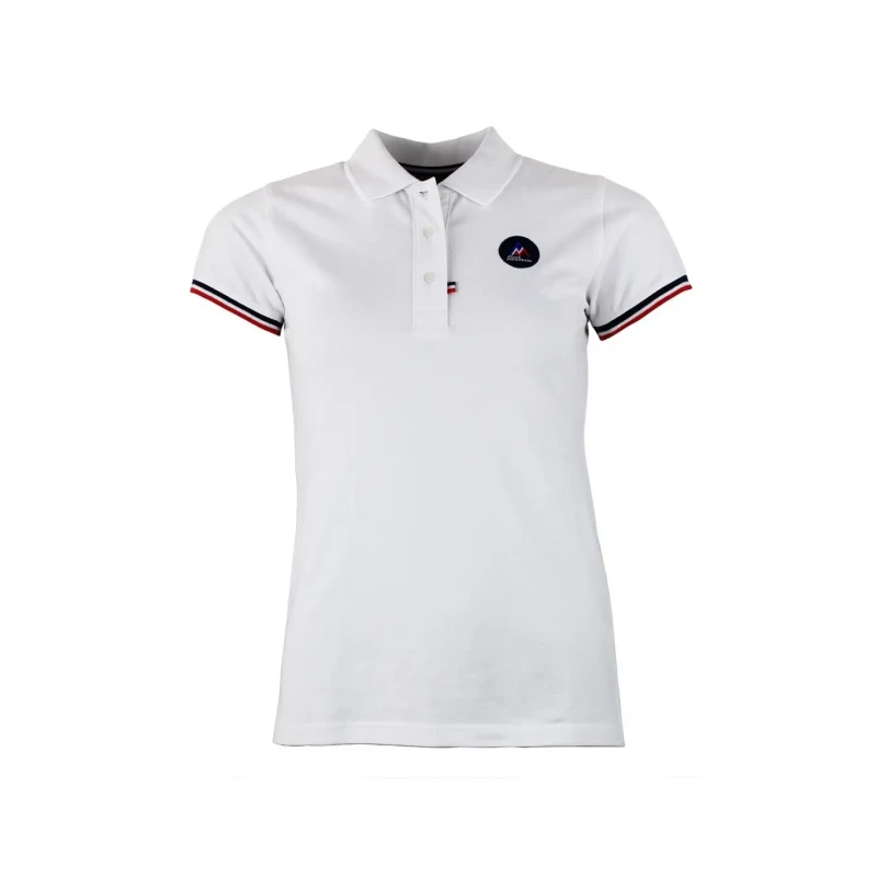 Image of Womens polo shirt Peak Mountain Abeca Blanc Female L