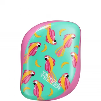 image of Tangle Teezer Compact Styler Detangling Hairbrush - Parrots